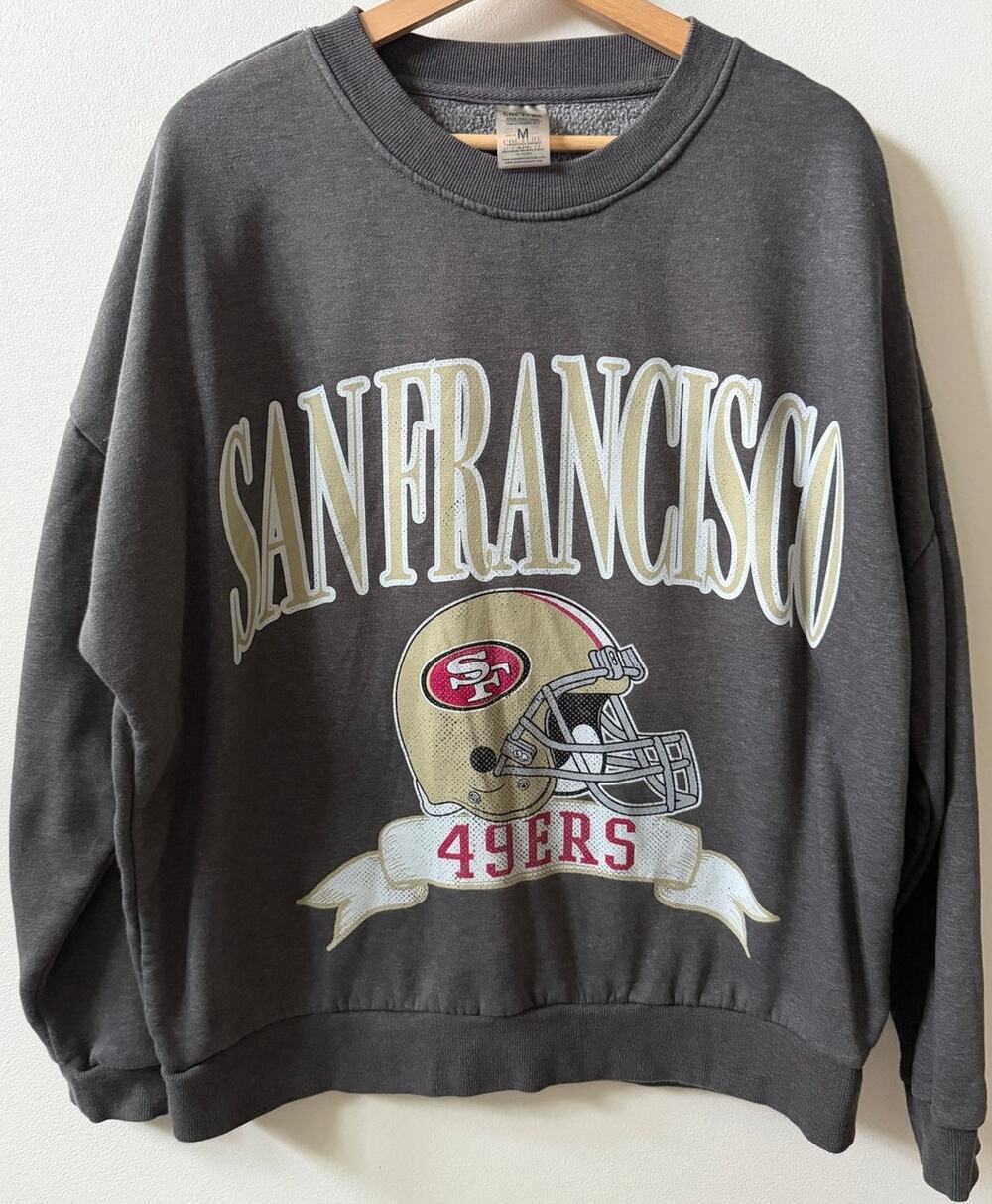 Gameday Couture San Francisco 49ers oversized sweatshirt womens size medium